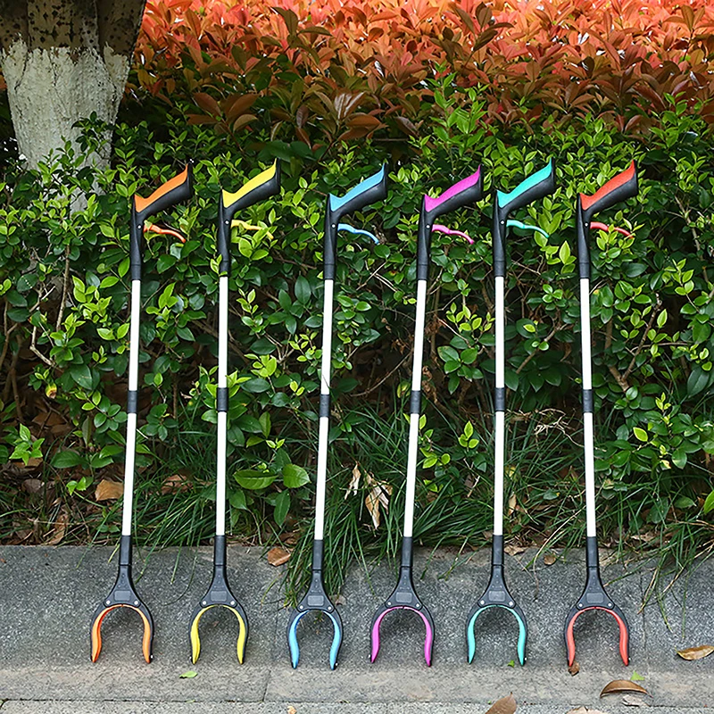 1Pc Foldable Gripper Extender Hand Tools Litter Reachers Pickers Collapsible Garbage Grabber Pick Up Grabbers