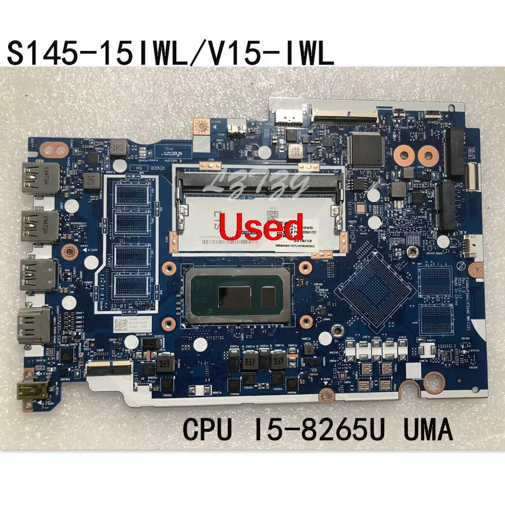 

Used For Lenovo Ideapad S145-15IWL/V15-IWL Laptop Motherboard mainboard With CPU I5-8265U UMA FRU 5B20S41727 5B20S41728