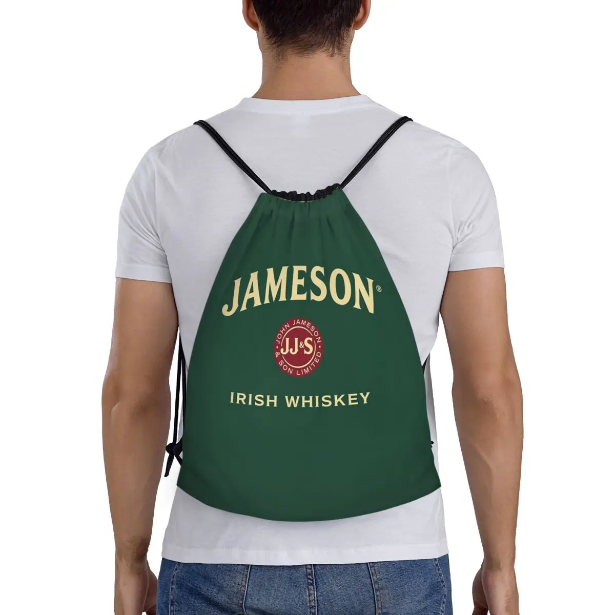 

Rare Cask The Jameson Backpacks Casual Portable Drawstring Bundle Pocket Sports Bag Book Bags For Travel School