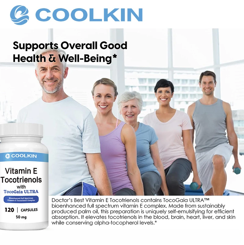 Vitamin E Tocotrienols - Supports Cardiovascular, Skin, and Bone Health, Anti Aging