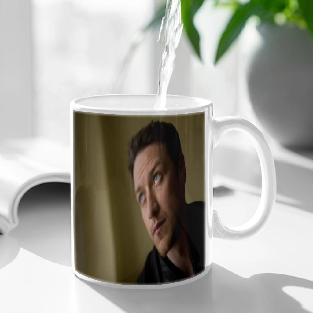 Custom James McAvoy 11oz Afternoon Tea Mug Multifunctional Ceramic Coffee Mug Porcelain Coffee Cup Drinking Cup