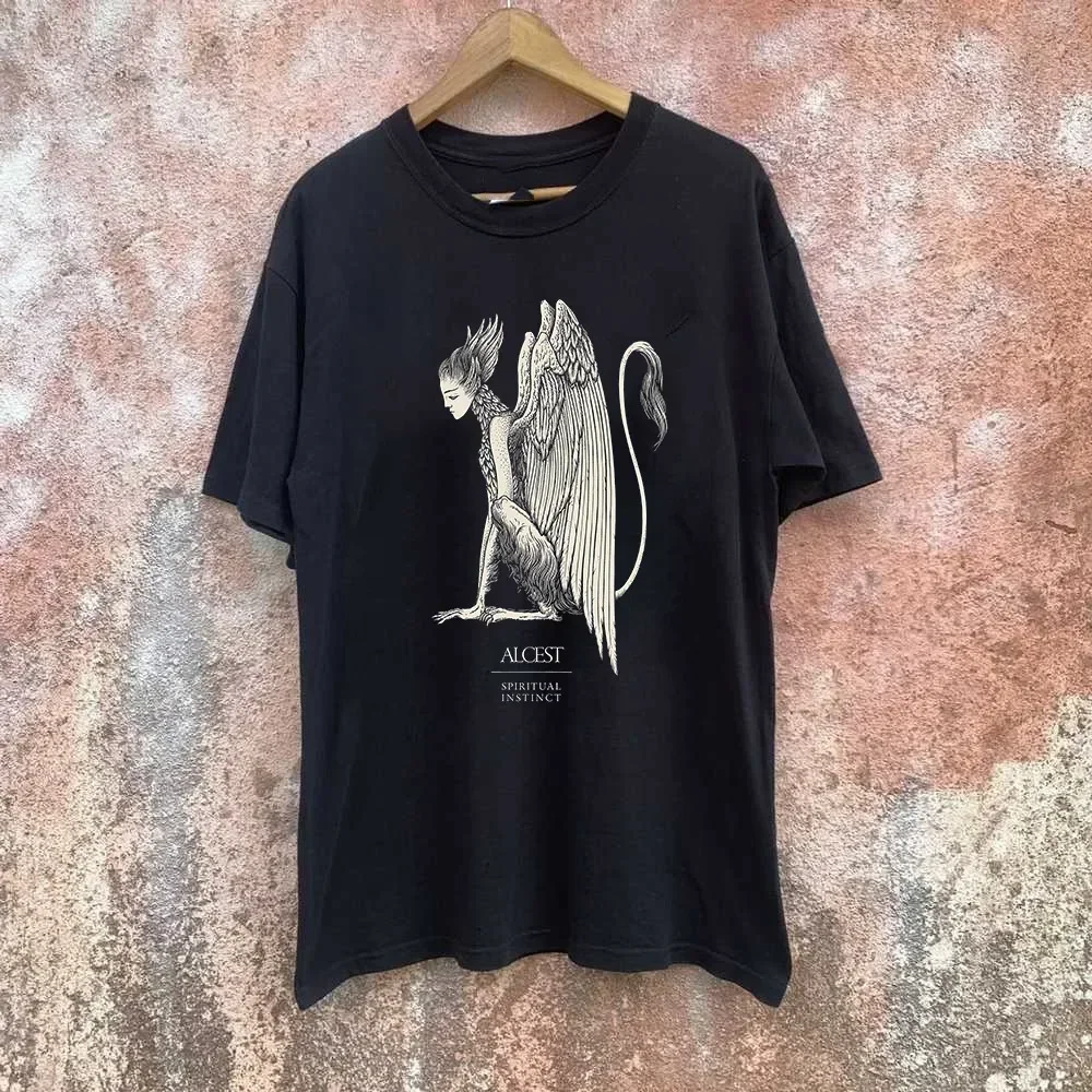 Alcest Spiritual instinct Black cotton T Shirt Full Size S-5XL