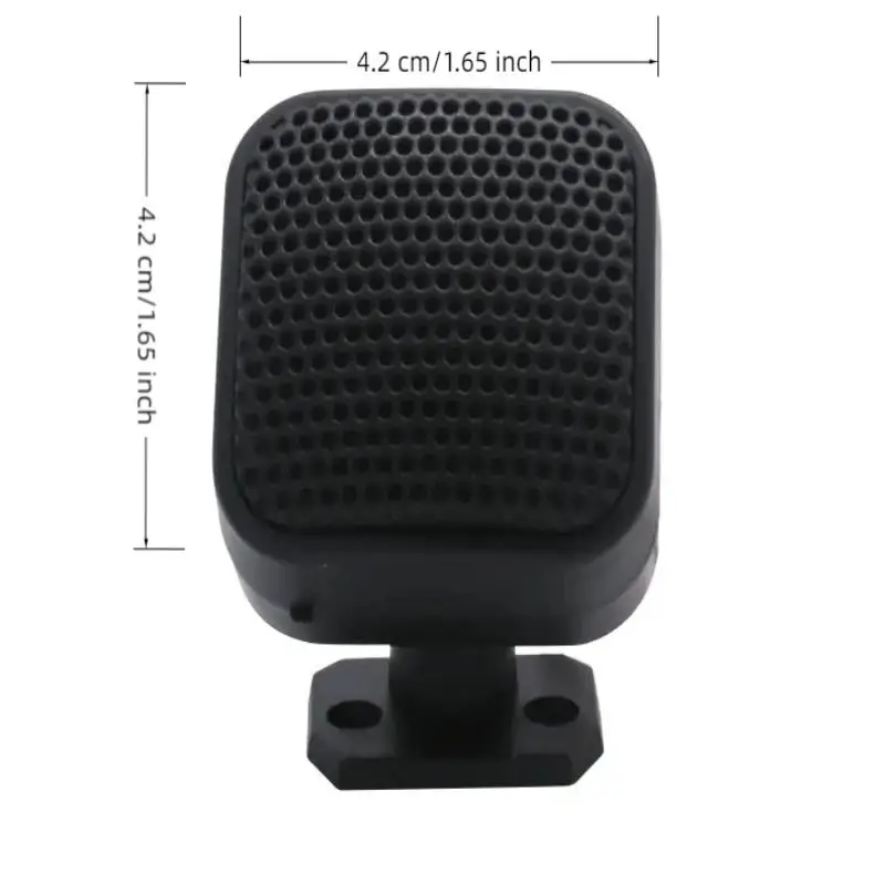 Customizable 2 Pcs Universal Car Mini Square Tweeter Speakers for Improved Audio Clarity