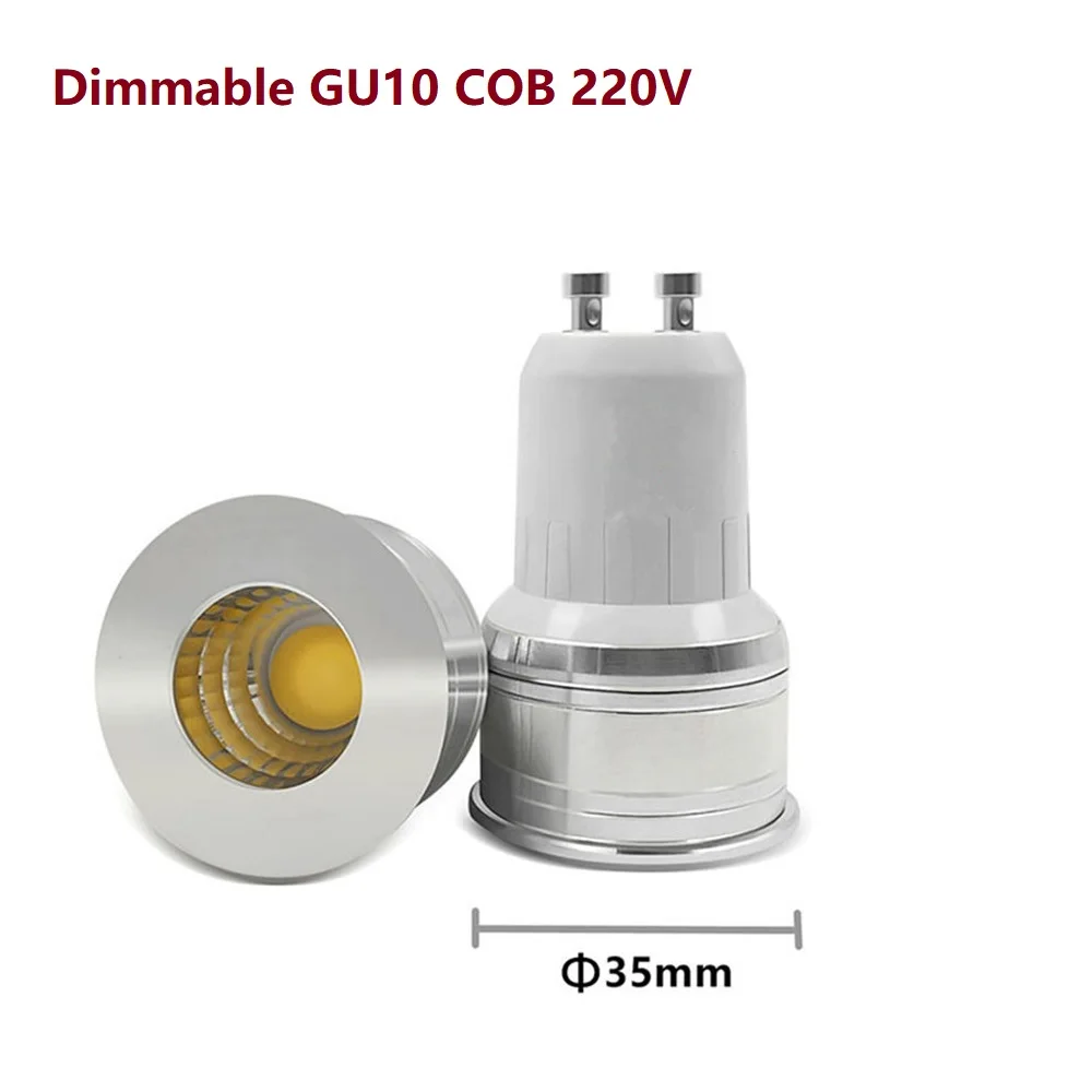 

led bulb mini gu10 35mm spotlight 5w dimmable 110v 220v 240v 12v mr16 mr11 spot angle for living room bedroom table lamp small