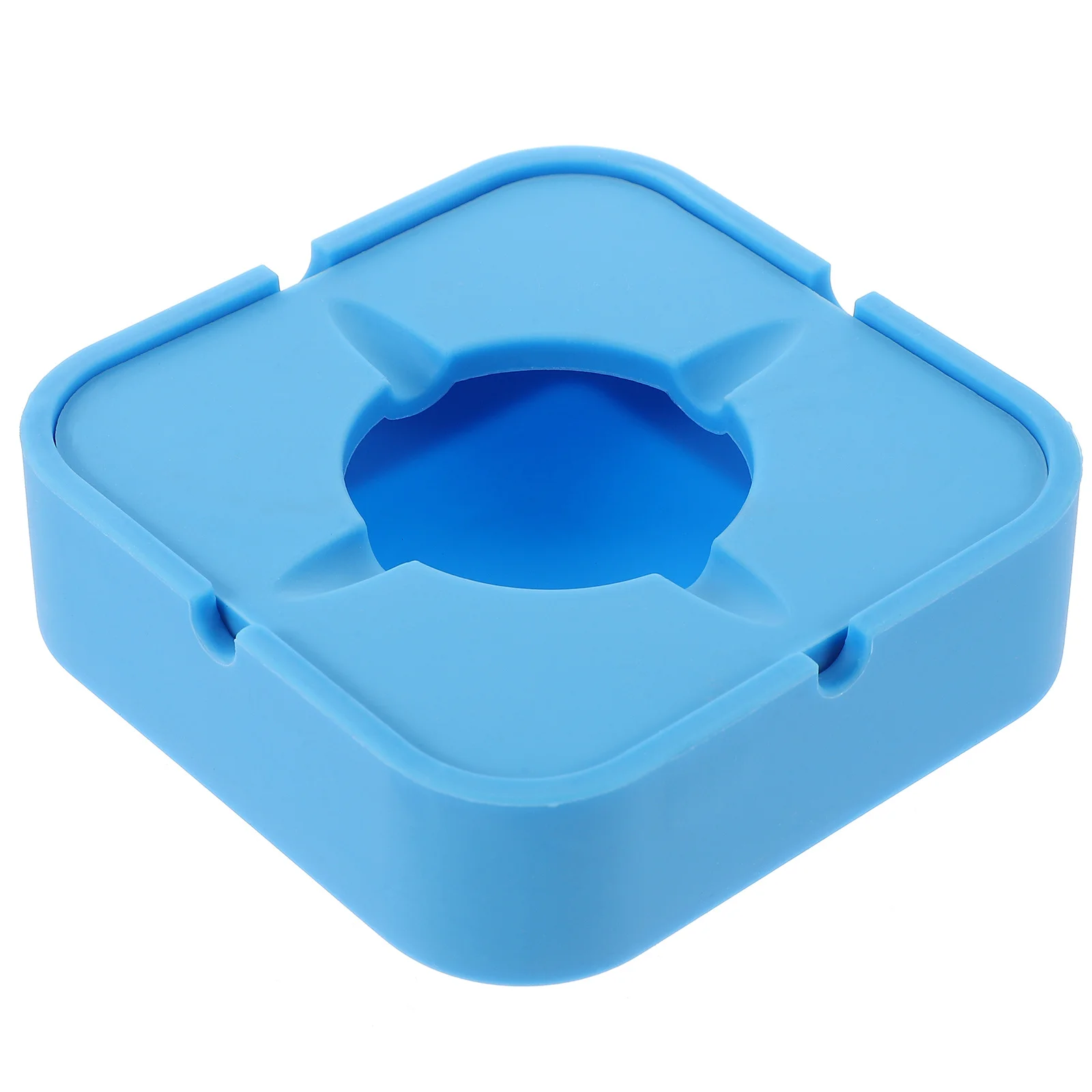 

Creative Square Silicone Lidded Ashtraysmooth Design Home Desktop Smoke Container Household Cigarette Holder Living Room
