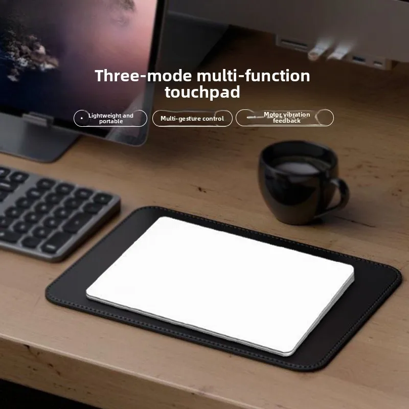 Wireless wired Bluetooth touch mouse trackpad second control panel left and right button sensing supports win and mac