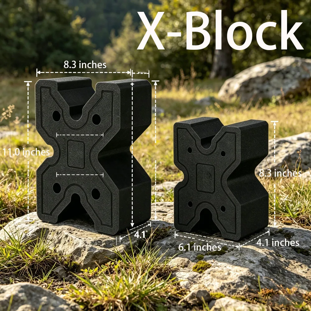 Support de tir X-Block Bipod léger et portable, pince de tir en mousse EVA imperméable, réduit la reculée pour la chasse