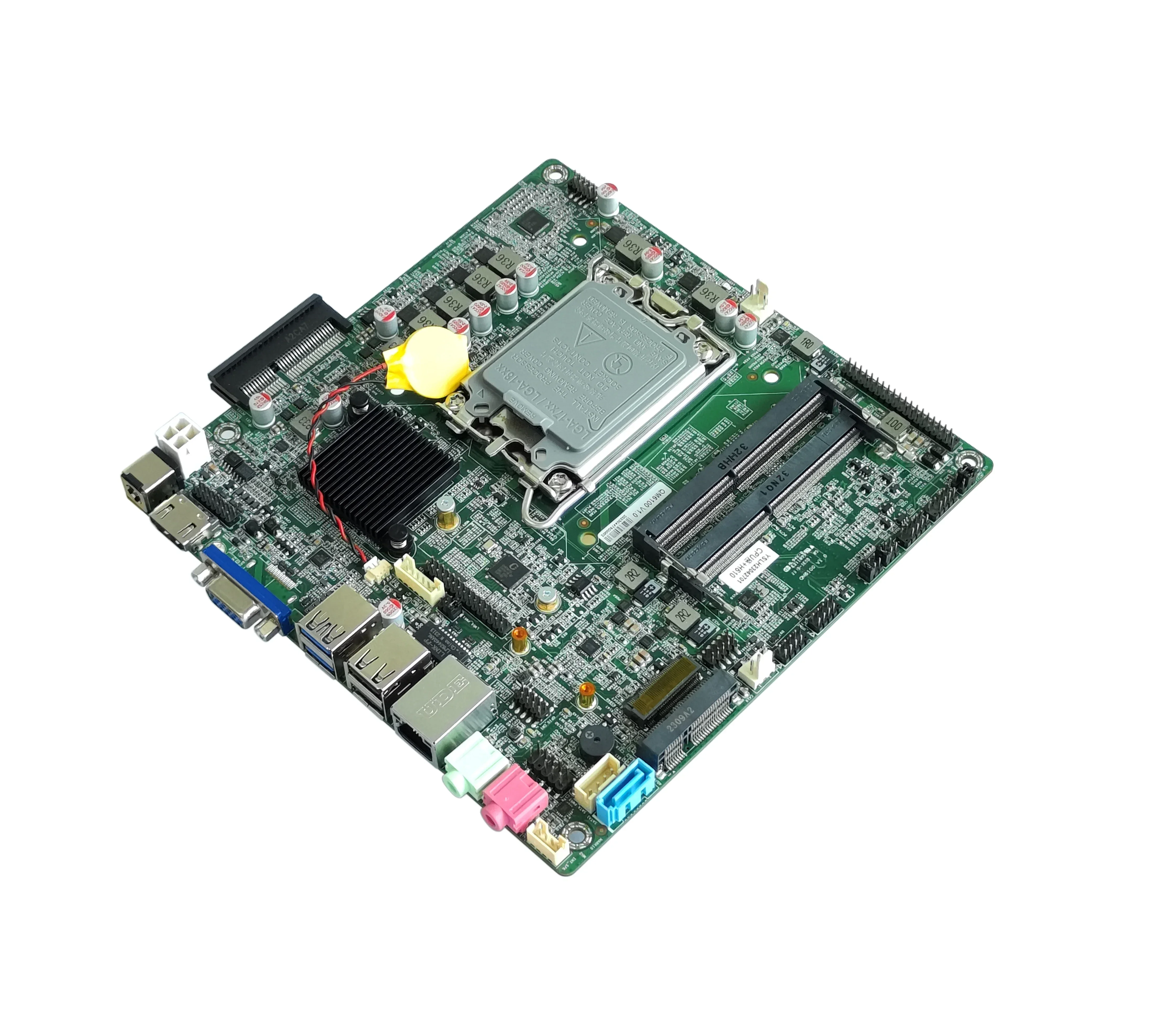 ELSKY 1151 motherboard QM6100 with CPU Alder Lake 12th Gen CORE i5 H610 DDR4 MAX 128G PCI-E X4 LGA1700 board h310 motherboard