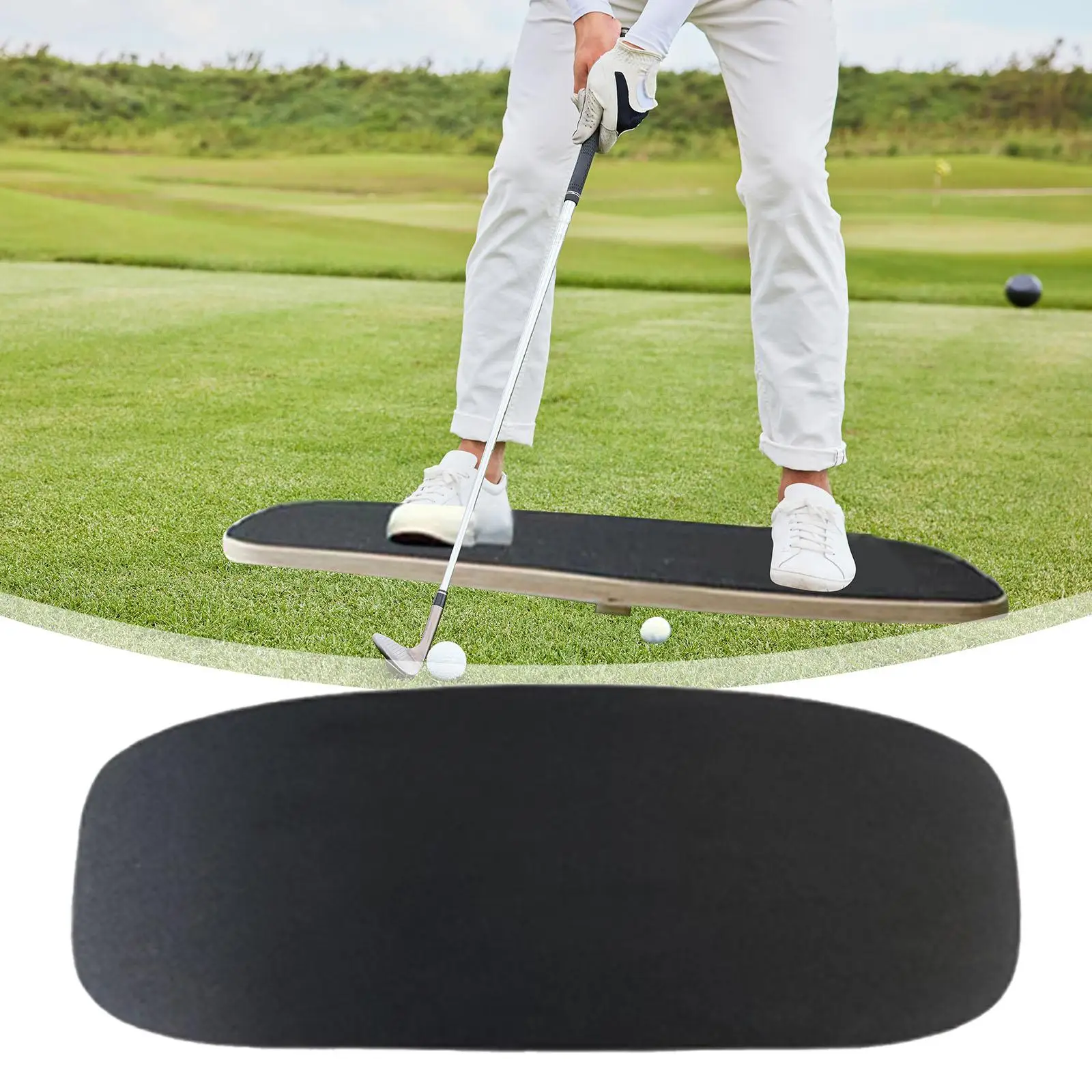 Golf Swing Trainer Anti Slip Strong Load Bearing Gravity Transfer Board