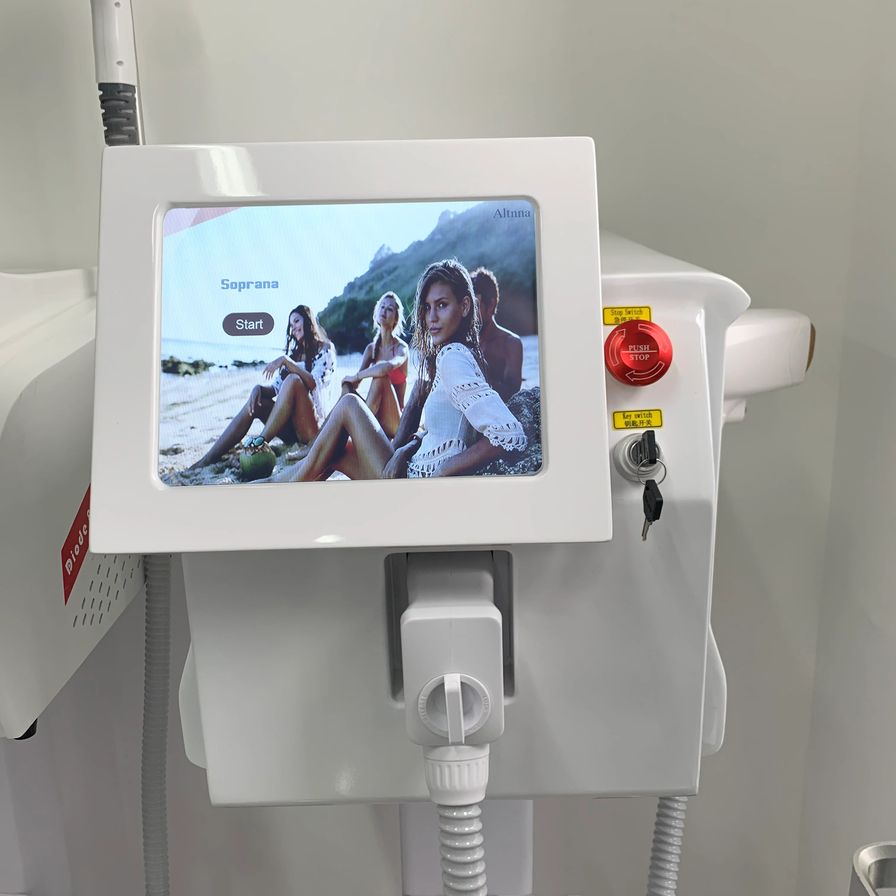 2024 Best Selling Portable Epilator 2000W 3 Wavelength Diode 808nm Diode Laser Permanent Hair Removal Professional Equipment