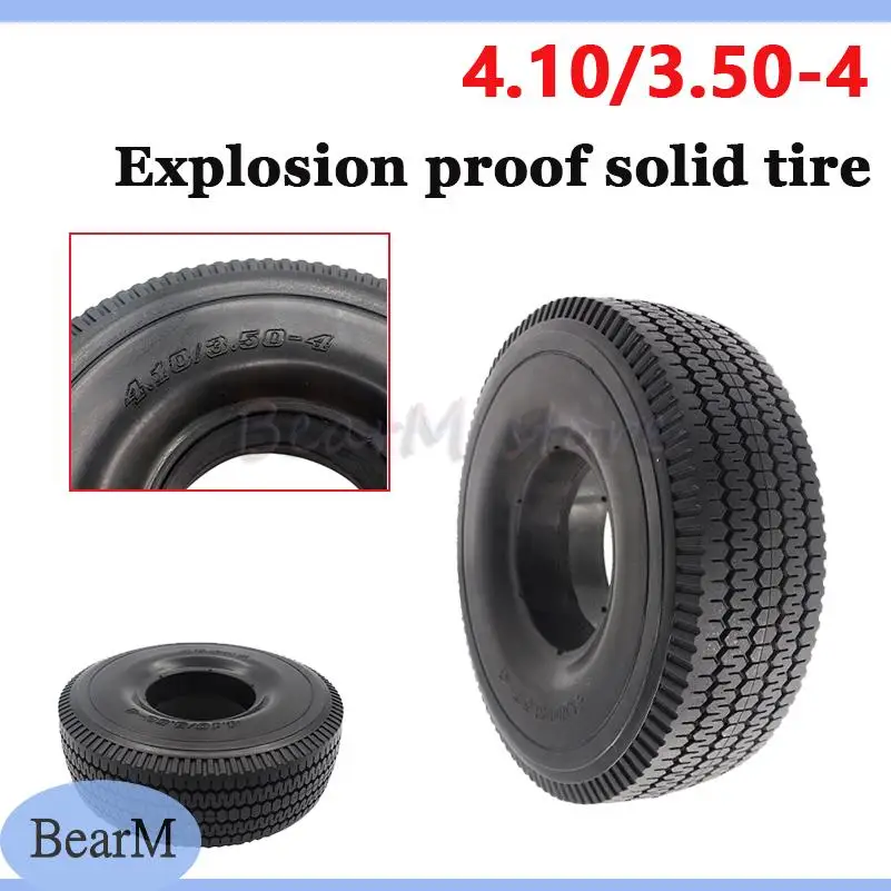 

High Quality 4.10/3.50-4 Solid Tire Explosion-proof Tyre for 3wheel Scooter,electric Bicycle,electric Scooter,Warehouse Cart