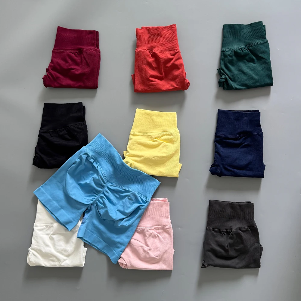 Peach Hip Lifting Sports Shorts Women High Waist and Waist Tightening Slimming Running Hip Speed Drying Three Point Tight Pants