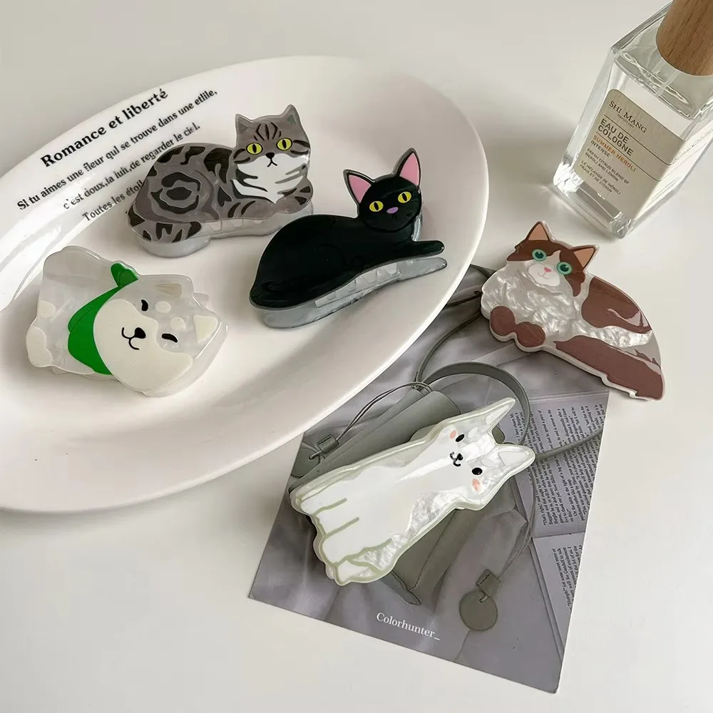 New Cat Hair Clip Women Cute Little Hairpin Short Long Hair Hair Claw for Daughter Lover Girl School Partner Hair Accessories view 3