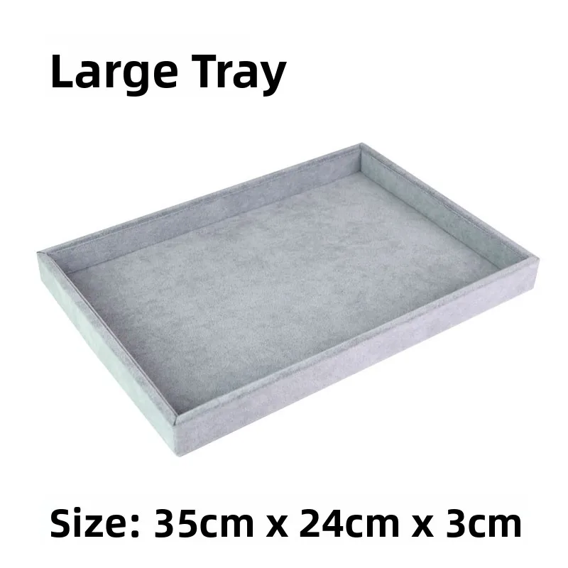 

Acrylic Jewelry Display Stand Velvet Strap Watch Bracelet Try-On Hair Accessory Holder Fashionable Storage Organizer