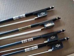 1PC Carbon Fiber VIOLA bow in Different Color Ebony Frog Cooper Amounted