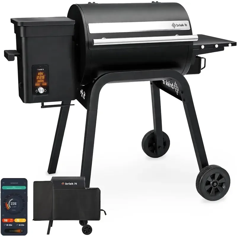 450 Wood Pellet Grill Smoker 450 Sq In WiFi and AI