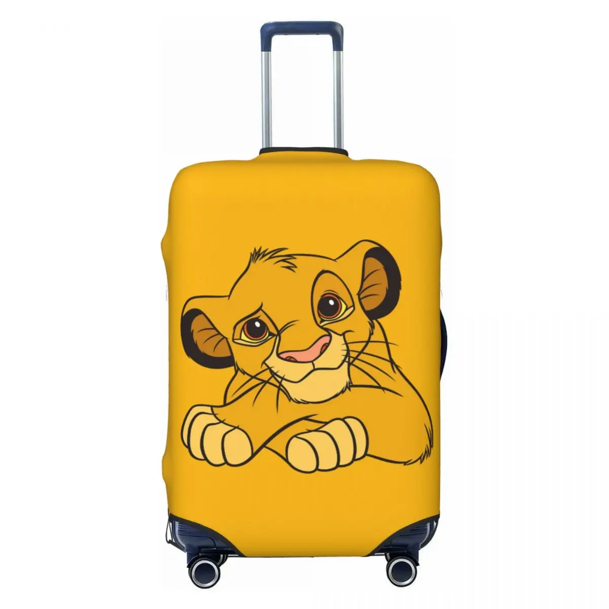 

The Lion King Simba Anime Suitcase Cover Elastic Luggage Protective Covers for 18-32 inch
