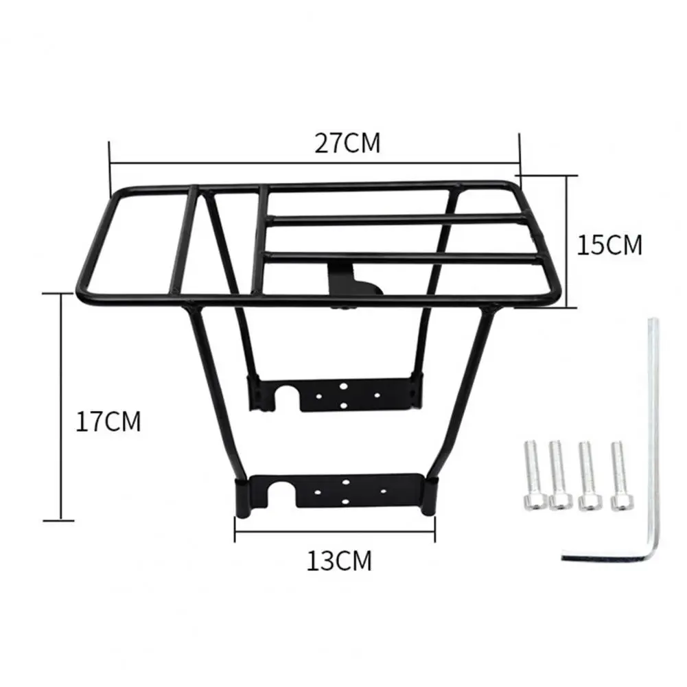 Scooter Rear Shelf Capacity Thicken Iron Scooter Rear Baggage Rack Frame Luggage Cargo Rear Carrier Trunk Cycling Accessories