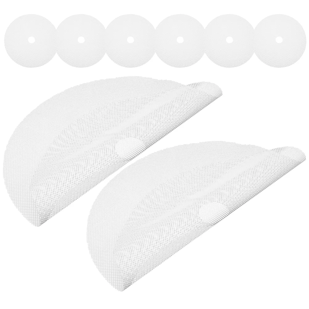 8 Pcs Round Dryer Pad Food Supplies Liner Silicone Pads for Dehydrator Silica Gel Accessories