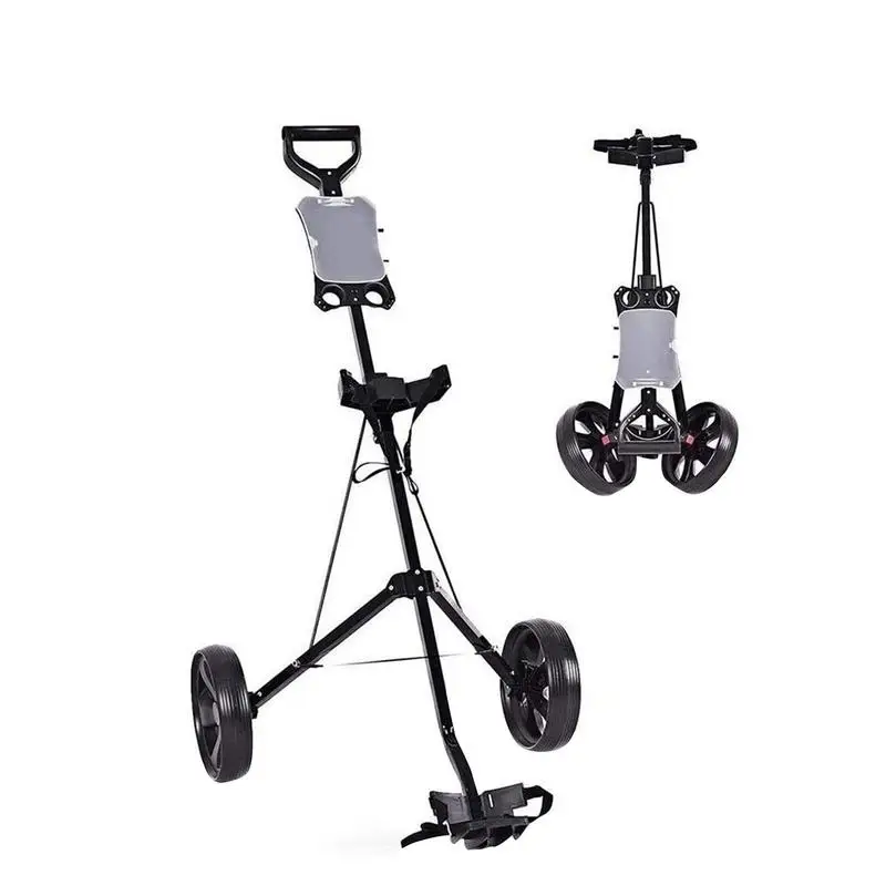 

2 Wheel Golf Cart Strong And Portable Golf Walking Push Cart 2 Wheel Golf Push Cart Push Pull Cart For Concrete Grass Indoor