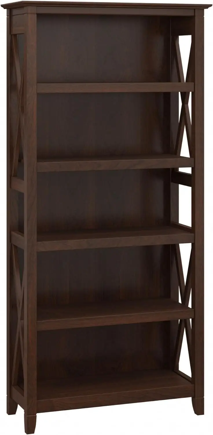 

Tall 5 Shelf Bookcase in Bing Cherry