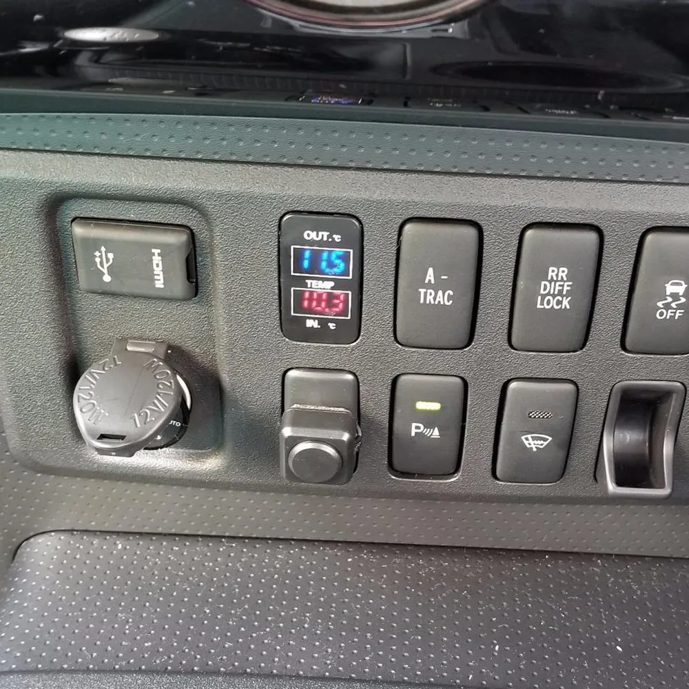 A22P_Dual Temperature Display Inside and Outside the Car Dual Temperature Sensor for Mitsubishi ASX Lancer Outlander Pajero