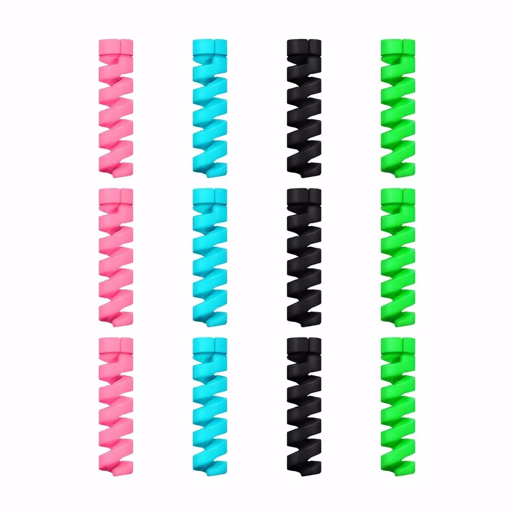 1/2/3PCS Universal Compatibility Cable Protector Efficient Protection Flexible Extend Cable Lifespan Durable 12