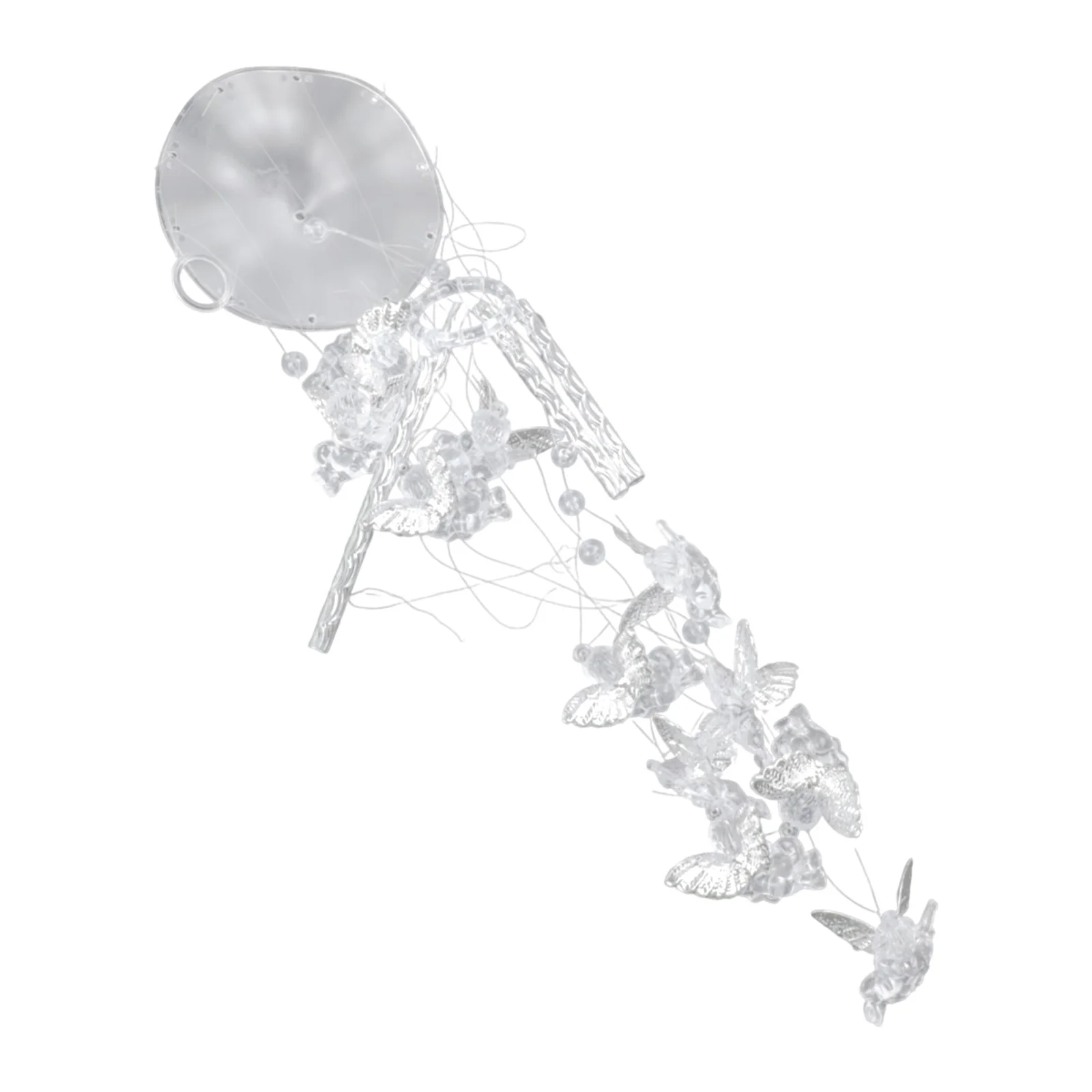 Metal Aluminum Tubes Bell Wind Chime Featuring Angel Motif for Outdoor Decoration Delivering and Relaxing Sounds