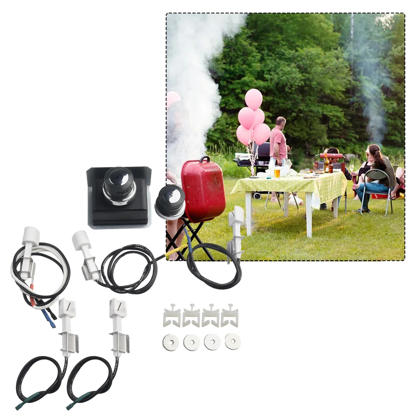 

For Genesis Grill Electronic Ignition Replacement Kit Includes Module Color Coded Wires and Comprehensive Components