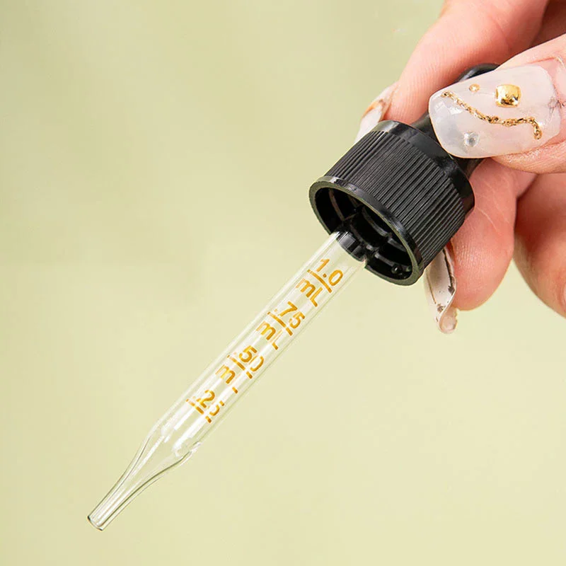 Bottiglie contagocce da 5 ml-100 ml con reagente in scala Goccia per gli occhi Bottiglia per pipetta liquida per aromaterapia in vetro ambrato Bottiglie riutilizzabili da viaggio