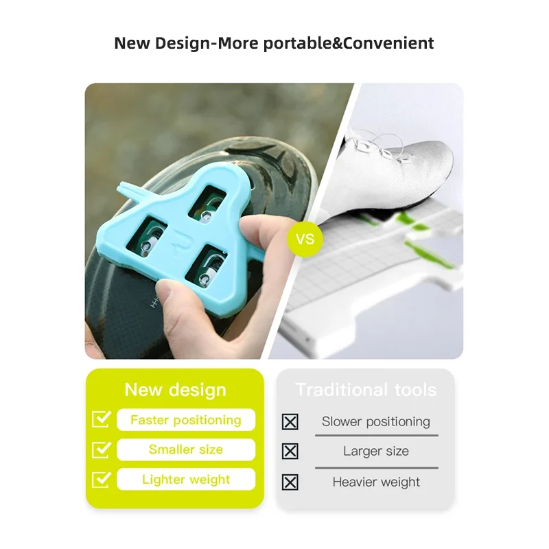 Portable Road Bike Cleat Simple Adjustment Tool For Shimano SPD For LOOK K-E-O Road Cleats Lightweight Locking Shoes Cleat Tool view 2