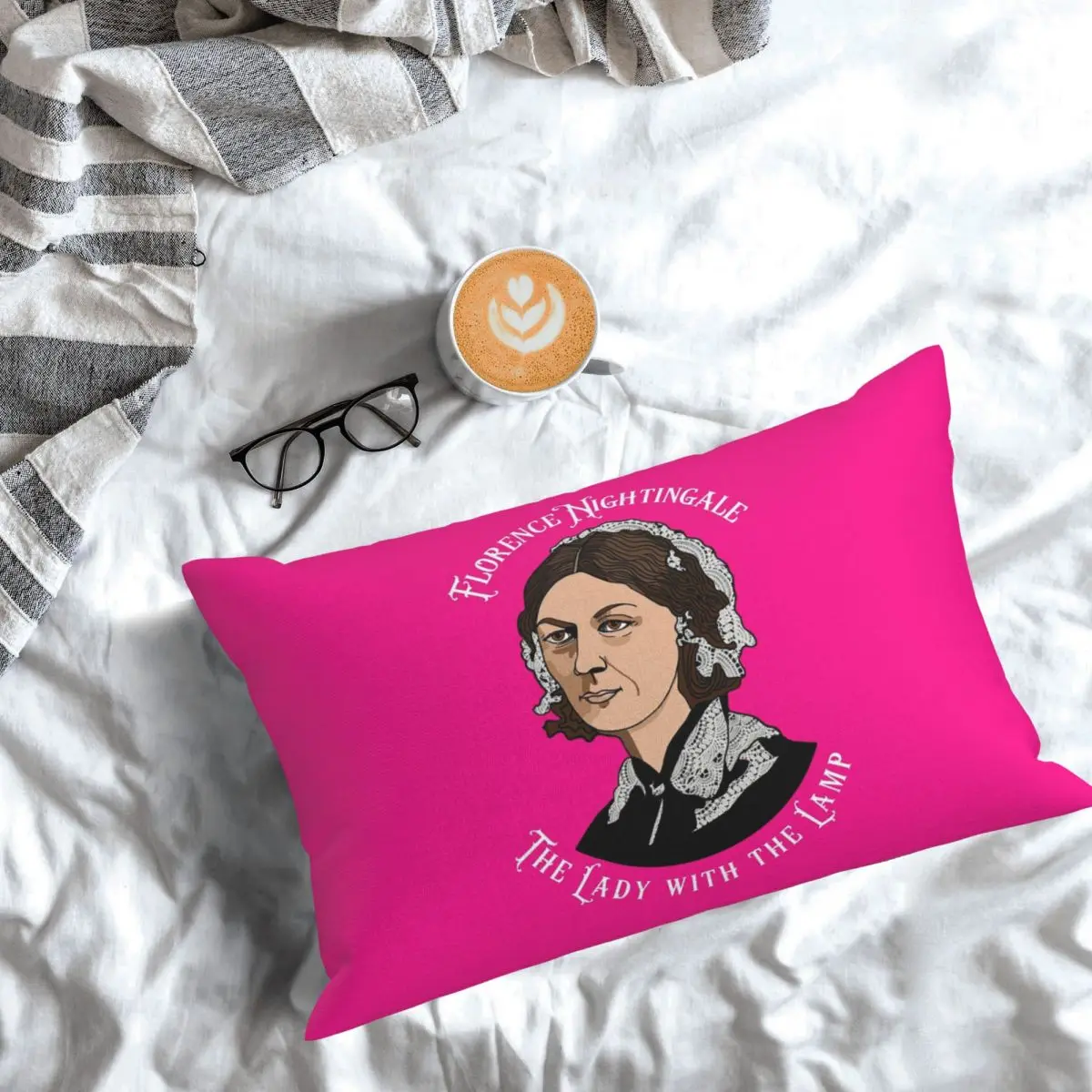Florence Nightingale Nursing Pie Chart Pioneer Rectangle Pillowcase Cushion Cover Decorative Bedroom Bed Home  Throw Pillow
