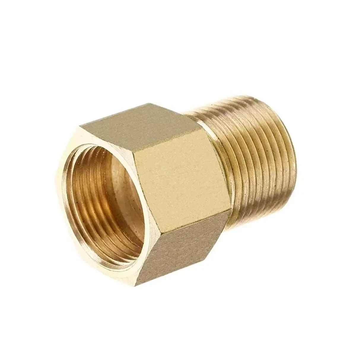 غسالة الضغط المقرنة M22 14/15 مللي متر ذكر الموضوع إلى M22 أنثى النحاس المناسب خرطوم إلى خرطوم اتصال متري الأنابيب إلى محول البندقية #6