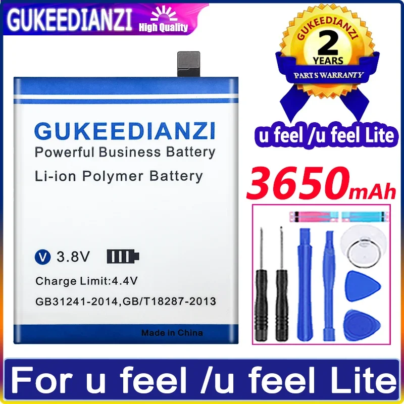 

U Feel U Feel Lite 3650mAh Battery for Wiko UFeel / UFeel Lite Batteries + Free Tools