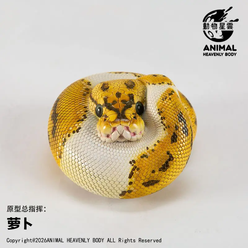 

Animal Heavenly Body Ball Python Figure Pastel Pie Plus Size Realistic Collectible Model Home Decor For Adult Collectors
