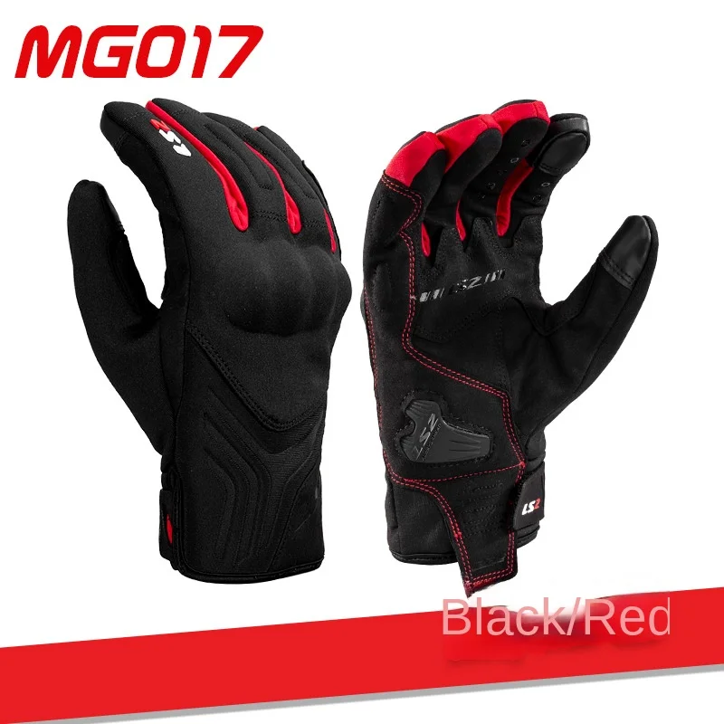 

LS2 MG017 Motorcycle Gloves Men's and Women's Winter Men's and Women's Motorcycle Race Riding Waterproof Wear Tear Touch Screen