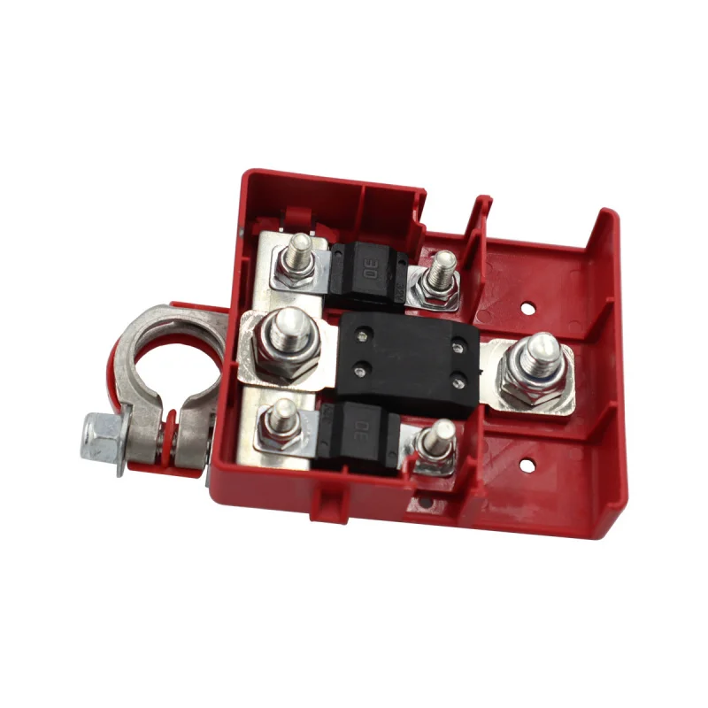 

Caravan Modified Battery Clamp 32V MEGA Fuse And Double ANS Terminal Connector Fuse Holder