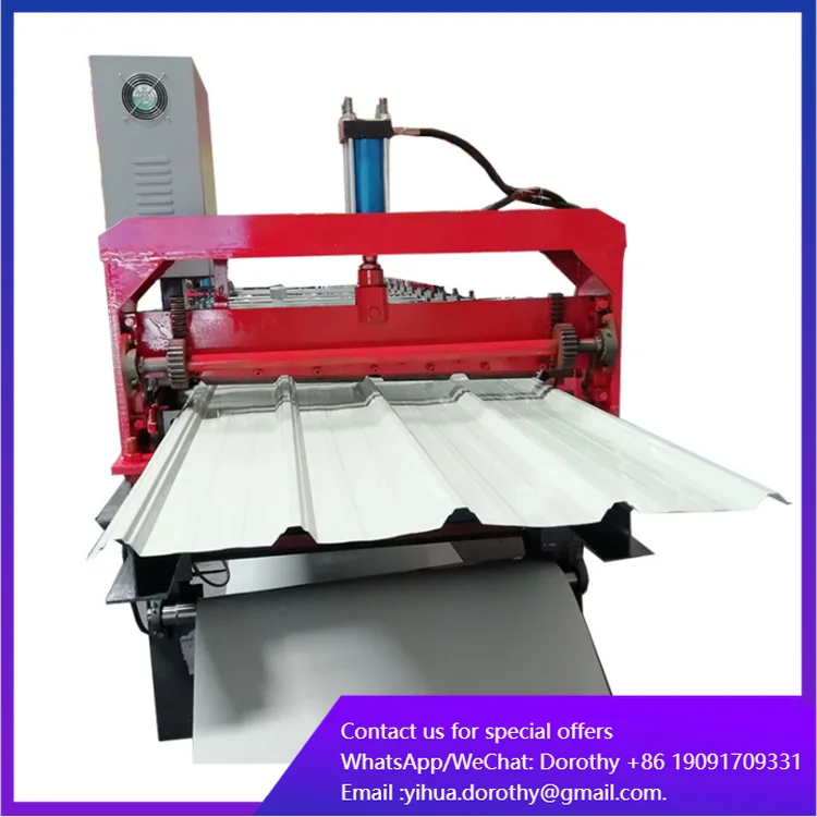Hydraulic Tile Sheet Portable Metal Roofing Roll Forming Press Making Machine Metal Roofing Machine Metal Cutting Machine