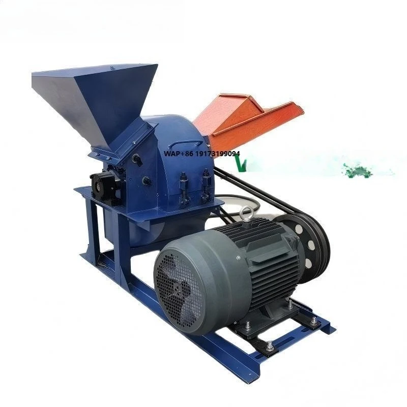 

Mobile Branch Shredder for Farms Moving Branch Functionality Wood Crusher Farm Machines Product Traction Frame with Tires