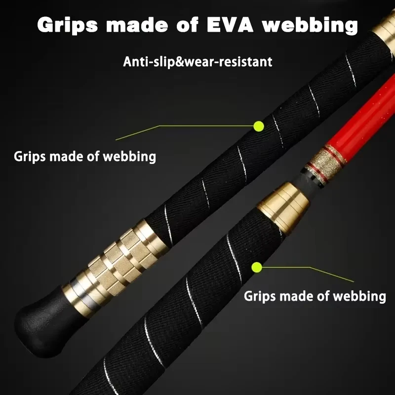 Goture 1.65M 1.8M 2.1M Deep Sea Boat Fishing Rods 30kg Spinning Casting Ocean Boat Trolling Sea fish Rod With metal wheel handle - view 4