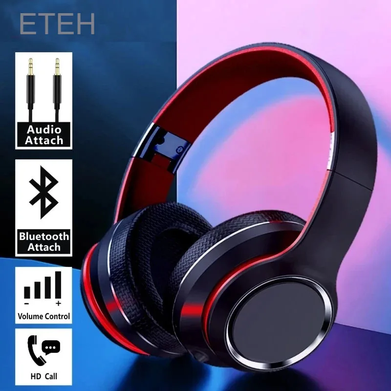 

ETEH HD200 Bluetooth наушники-вкладыши складные компьютерные беспроводные наушники с шумоподавлением HIFI стерео игровая гарнитура