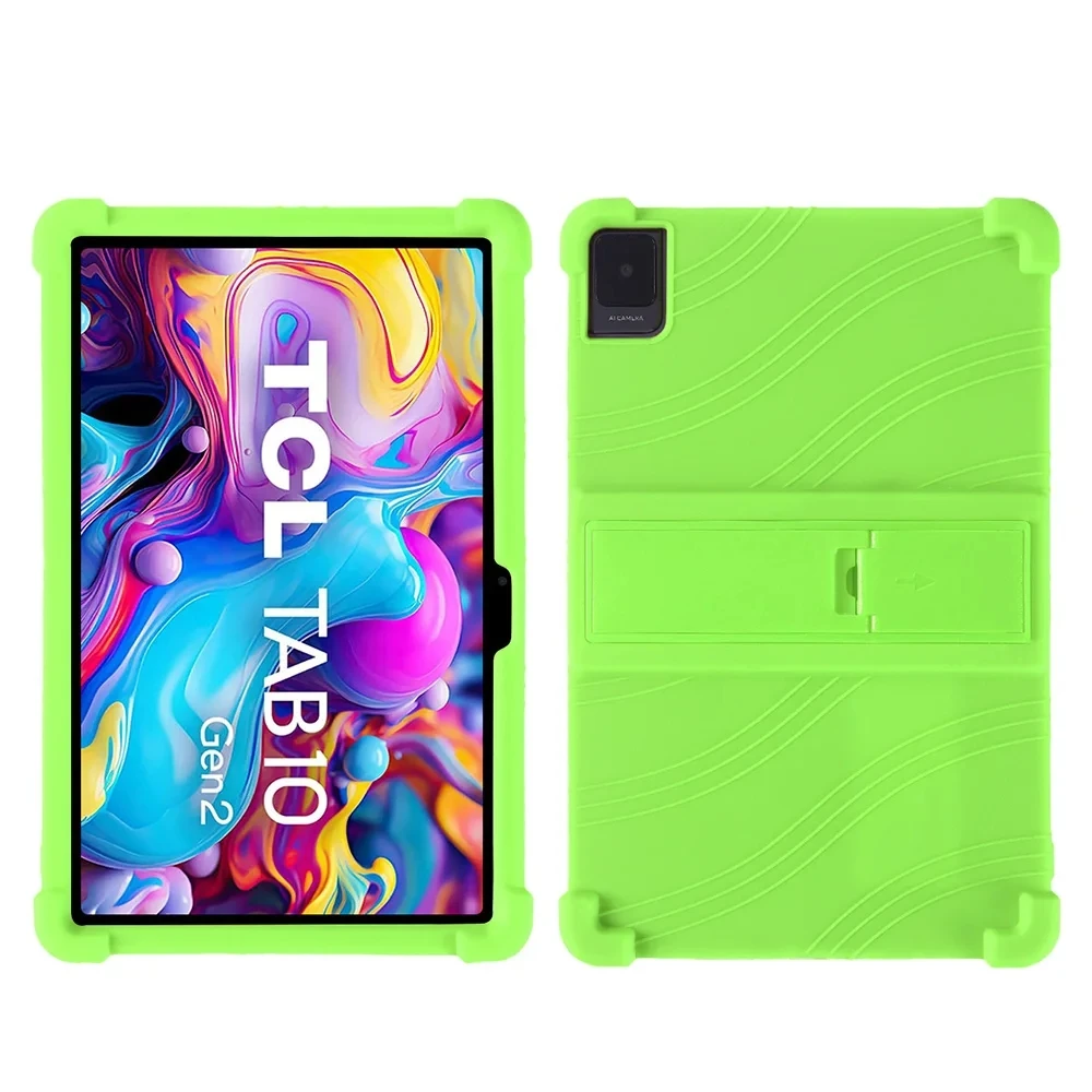 For TCL TAB 10 Gen 2 10.36 inch 2023 Tablet Case Airbags For TCL TAB 10 Gen 2 8496G Soft Silicone Ajustable Stand Precise Cover