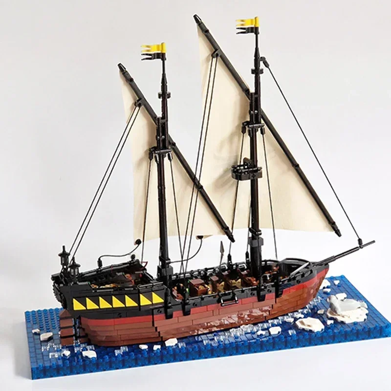 Pirate Ship Model Moc Building Bricks The Raven Claw Boat Technology Modular Blocks Gifts Christmas Toys DIY Sets Assembly