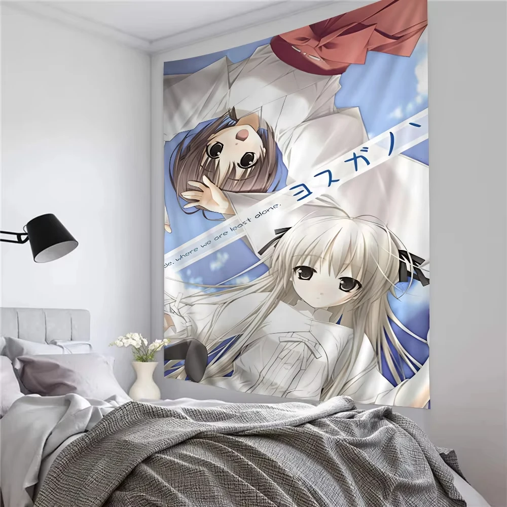 انمي ياباني Kasugano سورا نسيج غرفة نوم الجدار الشنق النسيج غرفة المعيشة المنزل النوم ديكور ديكور فني للمنزل #1