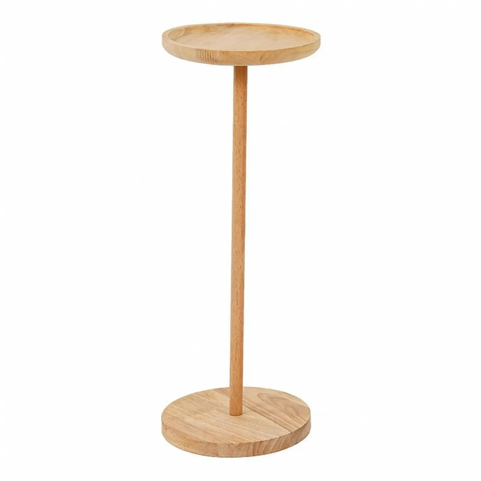 Beech Wood Drum Holder Stand for 8 Inch Hand Drums with Circular Tray for Meditation Music Room Decor