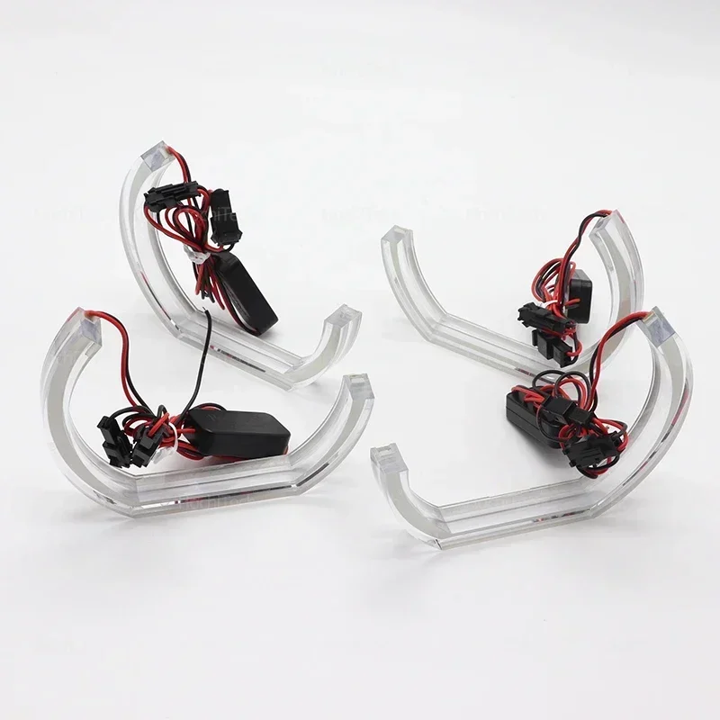 ل BMW Z3 1999 2000 2001 2002 اكسسوارات ضوء النهار DRL عيون الملاك LED CSL نمط الليمون الأصفر العلوي حلقة عدة #6