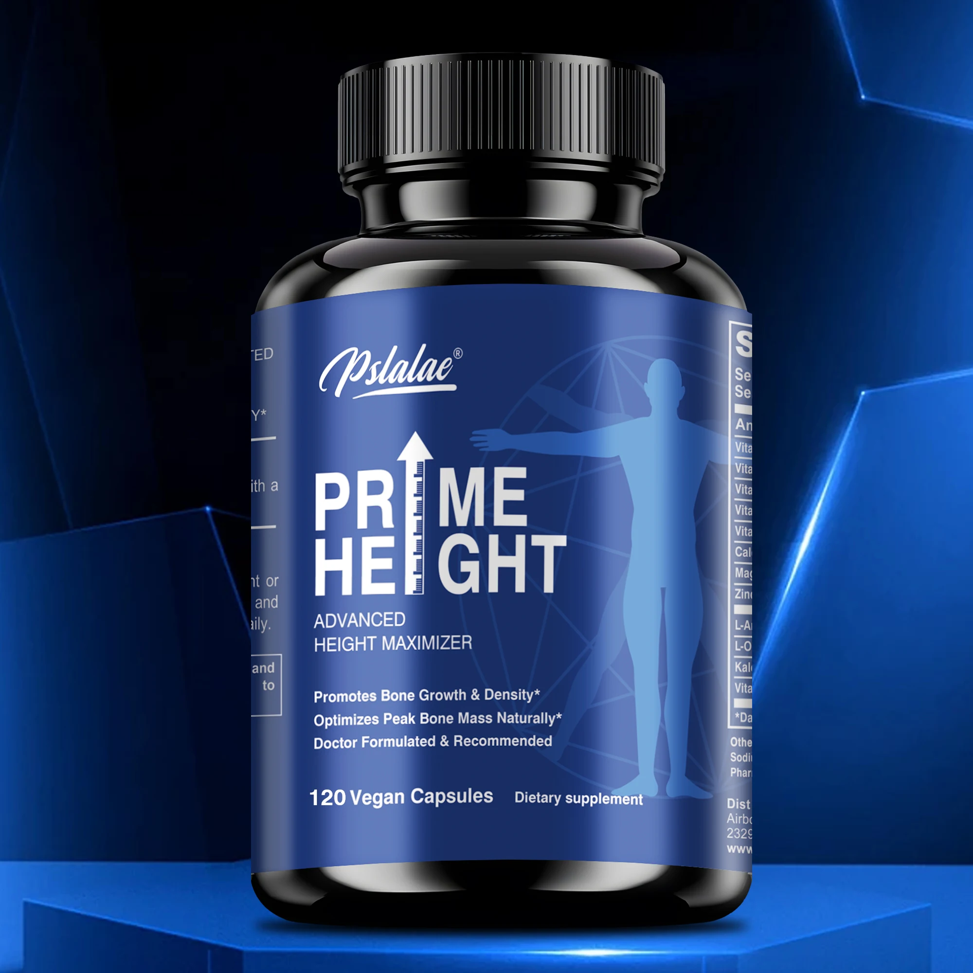 

Prime Height Advanced Height Growth - with Vitamins and Calcium Zinc, Improves Bone Strength, Promotes Growth - 120 Capsules ﻿