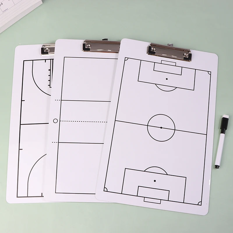 消去可能なホワイトボード教育黒板、ポータブルティーチングボード、トレーニングガイダンス、バスケットボール、バレーボール、サッカー、サッカー