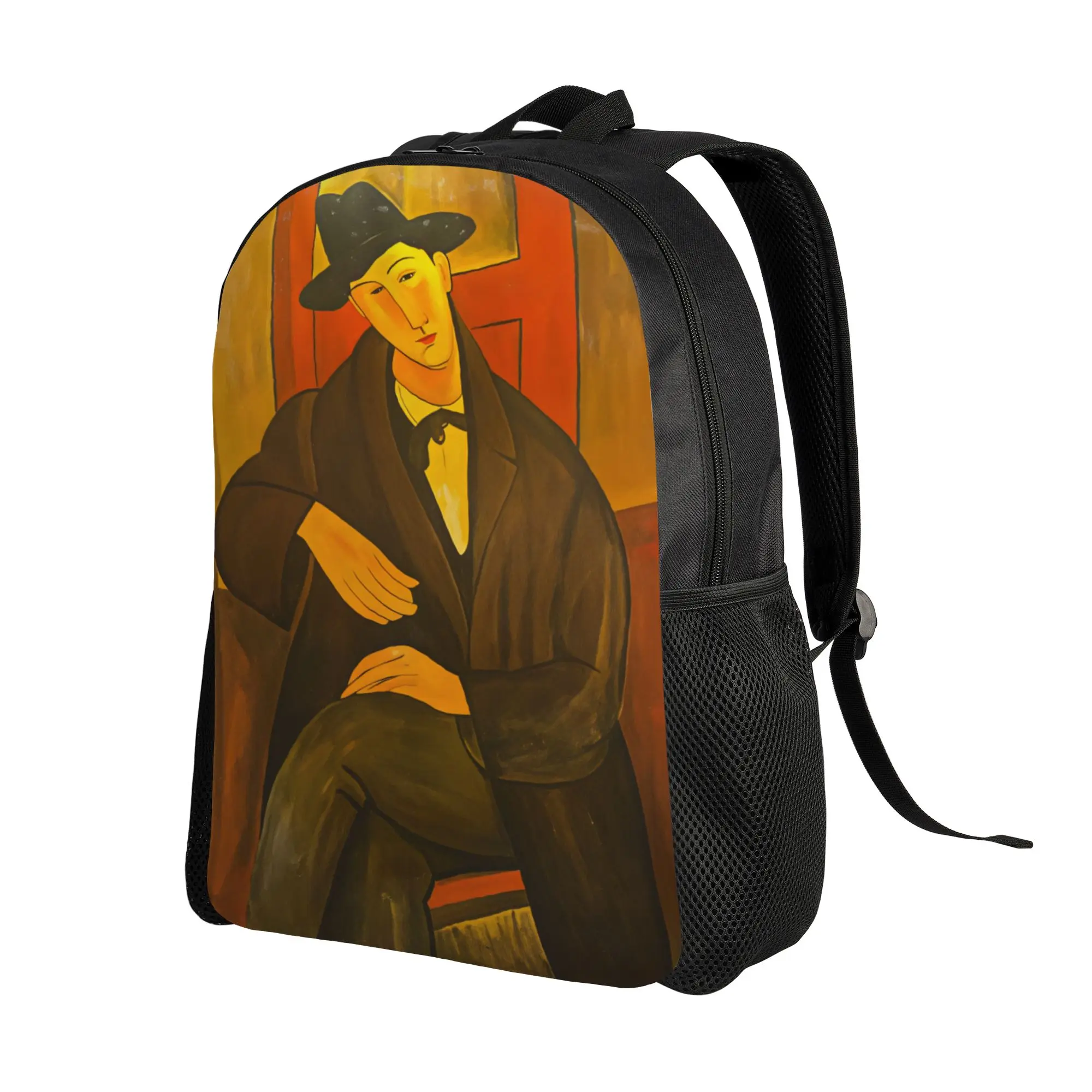 Amadeo Modigliani Backpack  Camping Backpacks Unisex Kawaii School Bags Custom Pattern Rucksack