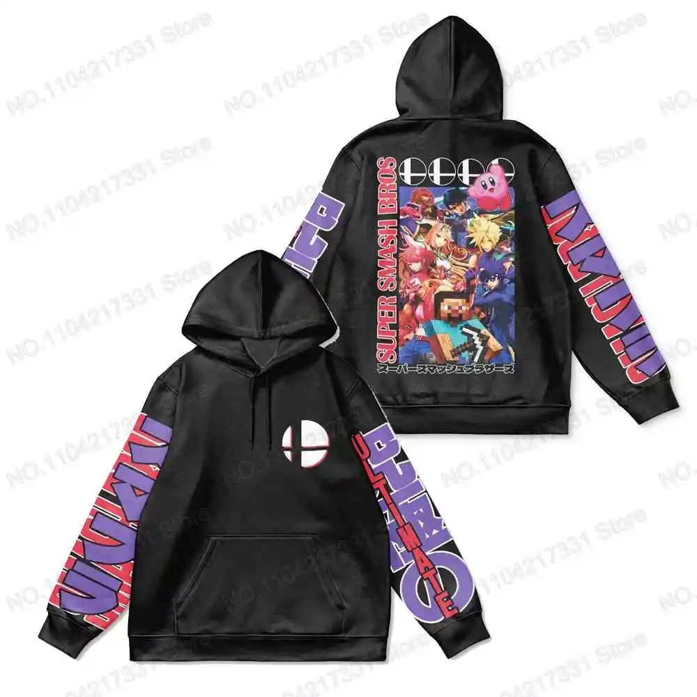 Windshield Tracksuit Cartoon Gaming-Hoodie Anime Hiking Fishing Camping Men's Hoodie Harajuku Autumn Winter Streetwear Clothe